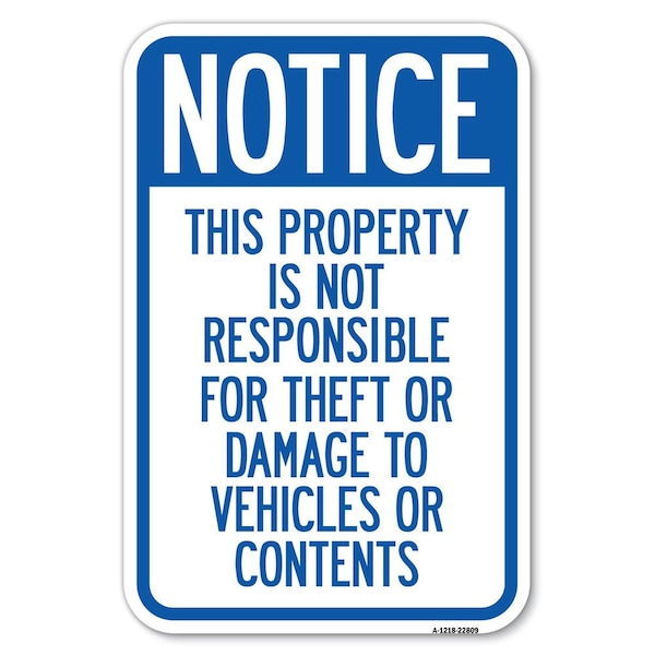 Safety Sign, 12 in Height, Aluminum, 22809